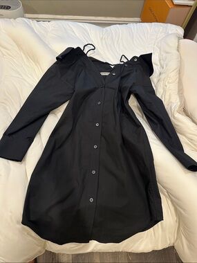 Alexander wang Black Button-Front Women’s Dress